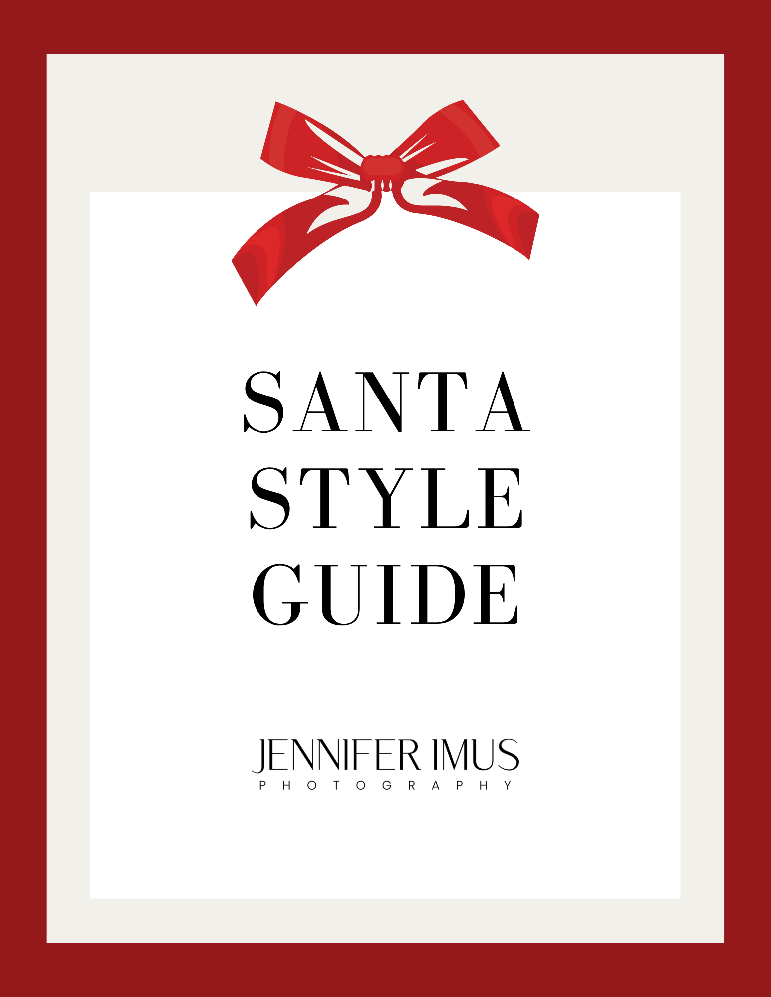OC Santa Session Style Guide
